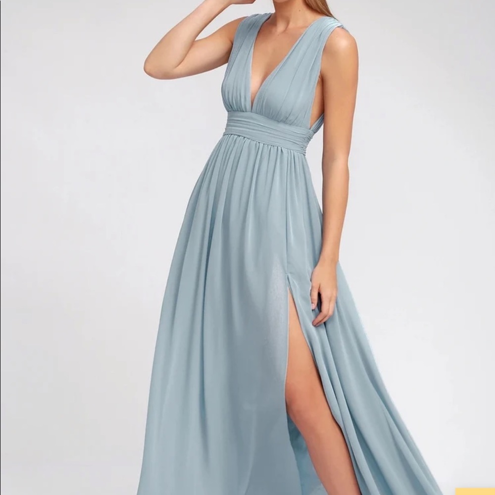 Dusty Blue Dress